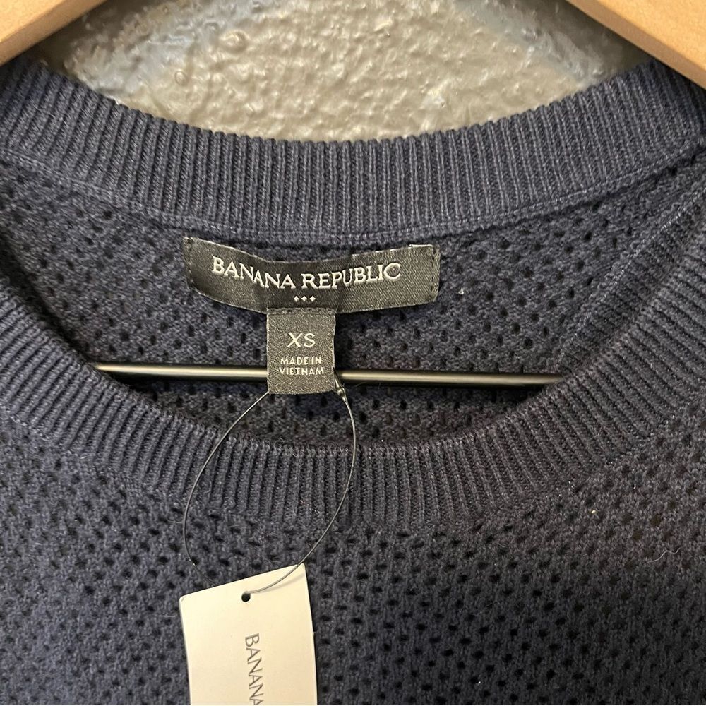 Banana Republic New SWEATER TANK XS Navy - Picture 8 of 14